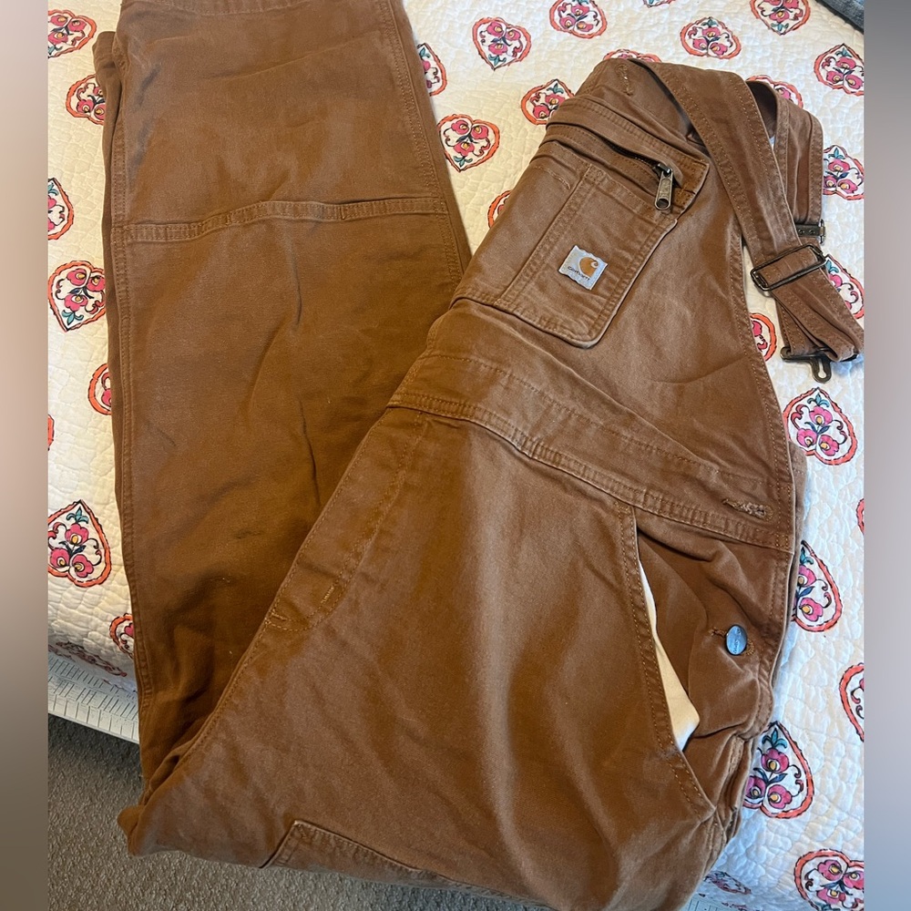 Carhartt Women's Brown Duck Overalls